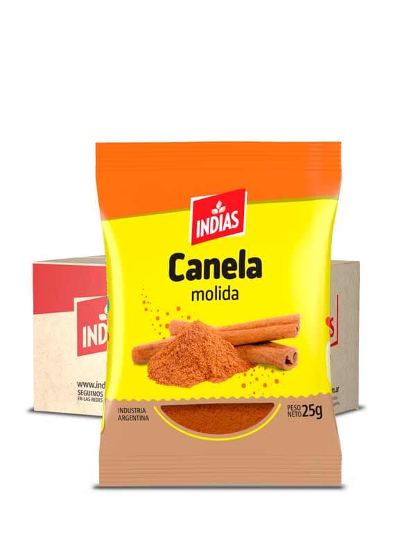 Canela molida 10 x 25g.
