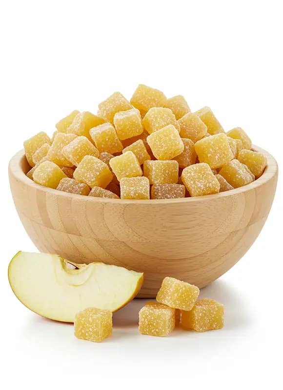 MANZANA DESHIDRATADA EN CUBOS