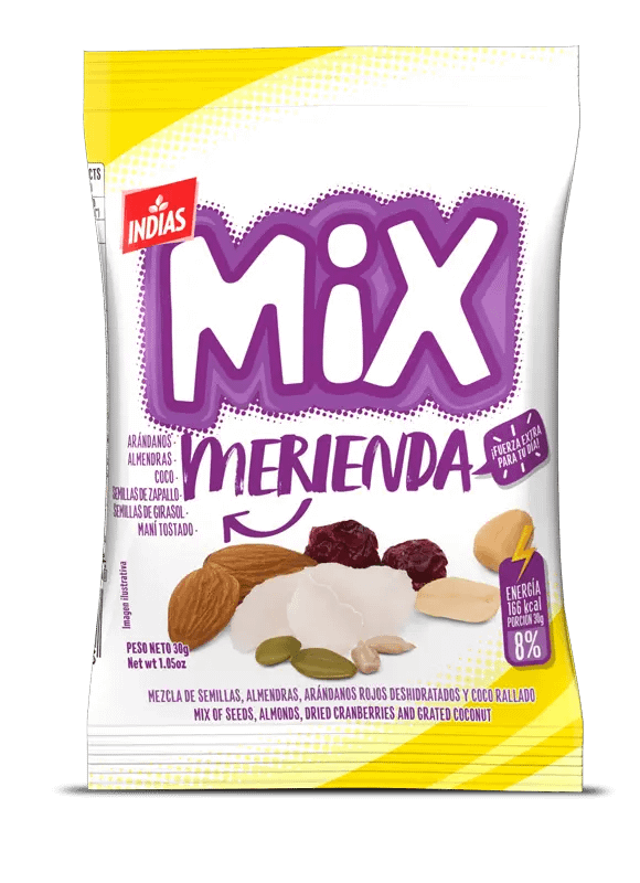 Mix indiv. Merienda 10 paq.x 30 g.