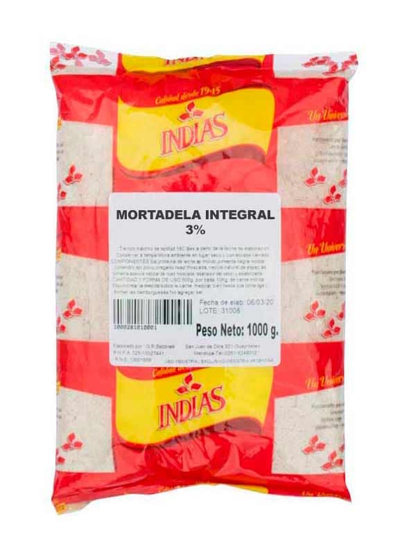 Mortadela integral 3%