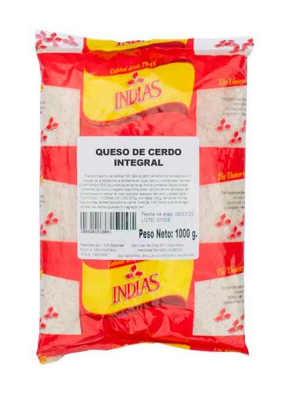 Queso de cerdo integral